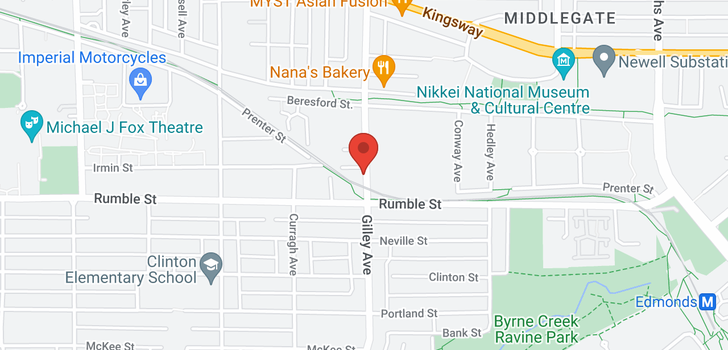 map of 507 7533 GILLEY AVENUE